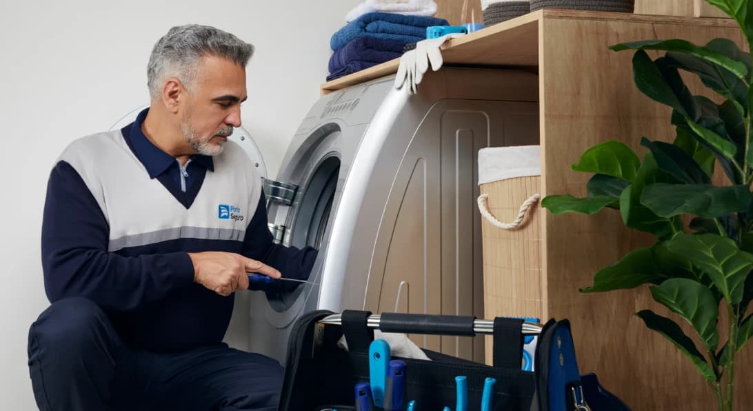 Conserto de secadora de roupa elétrica ou a gás