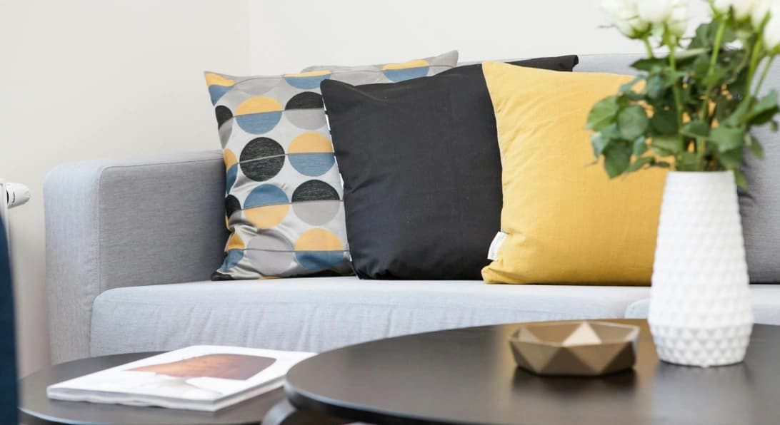 Limpeza de almofadas decorativas