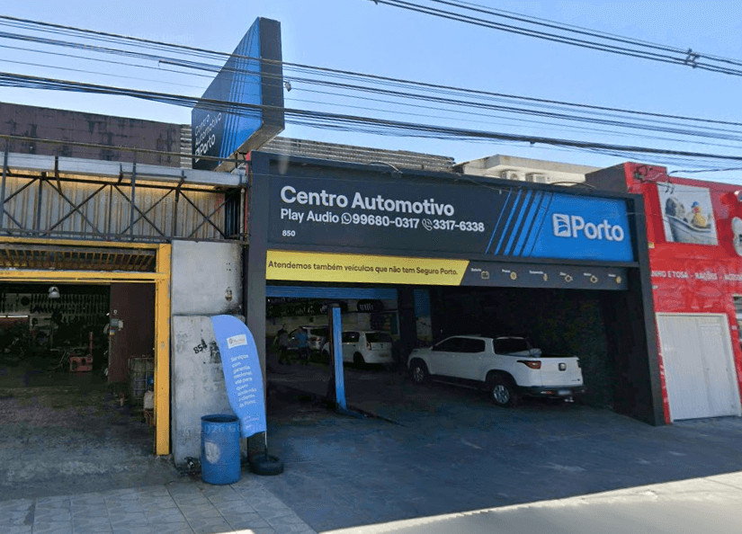 Fachada do Centro Automotivo Bertioga