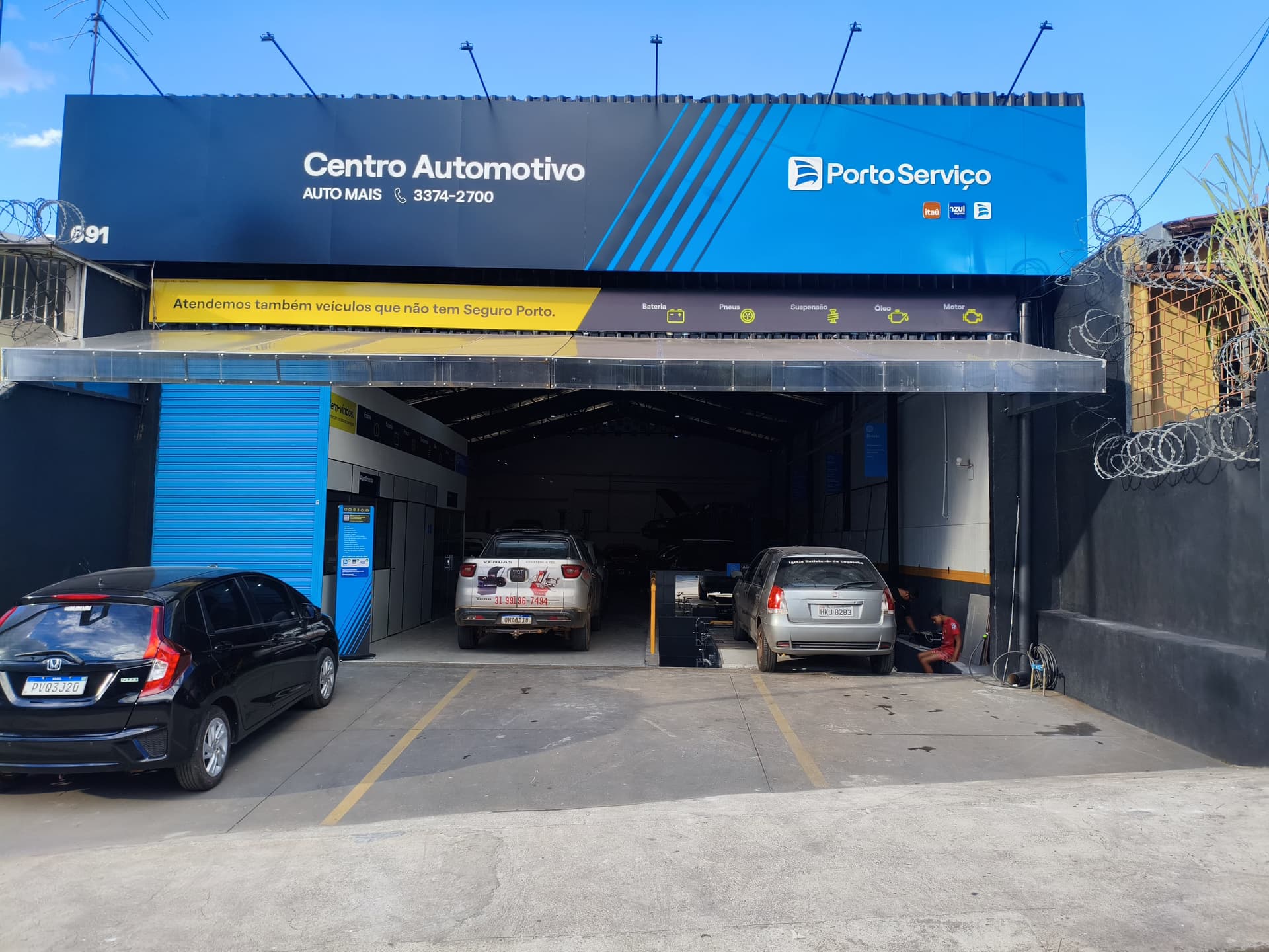 Fachada do Centro Automotivo Bh Salgado