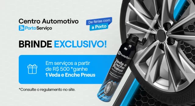 Em serviços a partir de R$ 500 ganhe 1 veda e enche pneus. Consulte o regulamento.