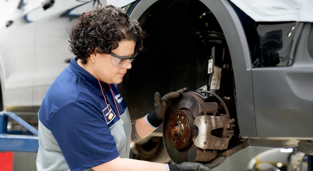 Troca das pastilhas de freio