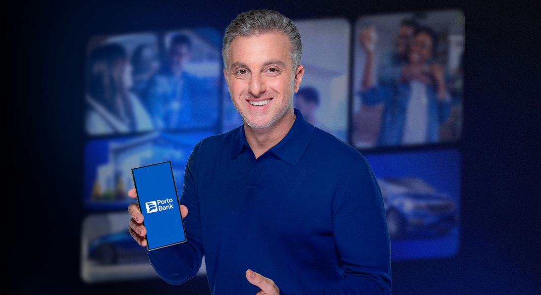 Consórcio Porto Bank com Luciano Huck